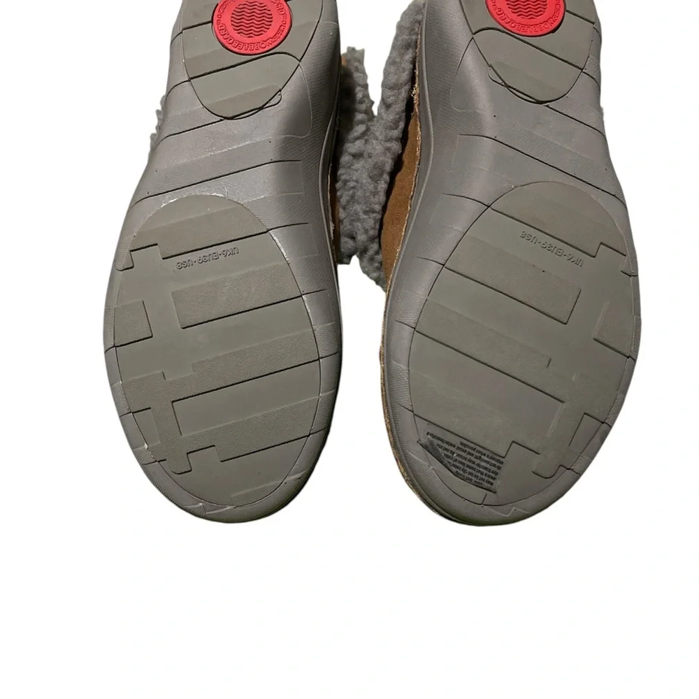 FitFlop Women's Loaff Snug Suede Slippers Size 8 - Picture 4 of 4